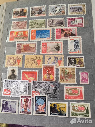 Годовые наборы марок СССР (7 альбомов)