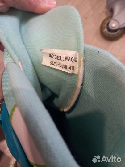 Роликовые коньки 38-41 + защита