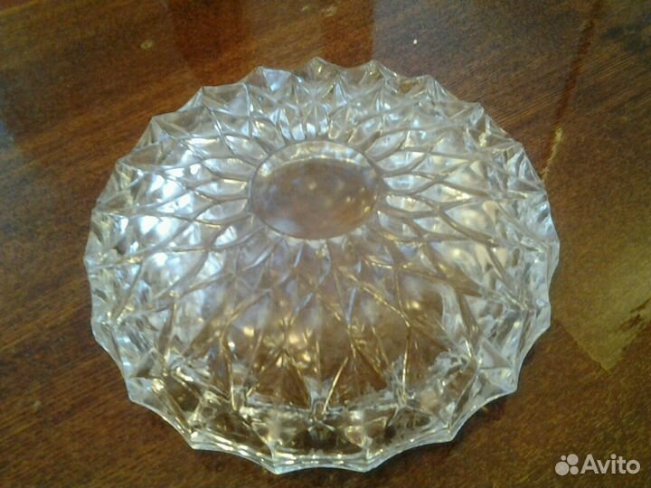 Пепельница хрустальная