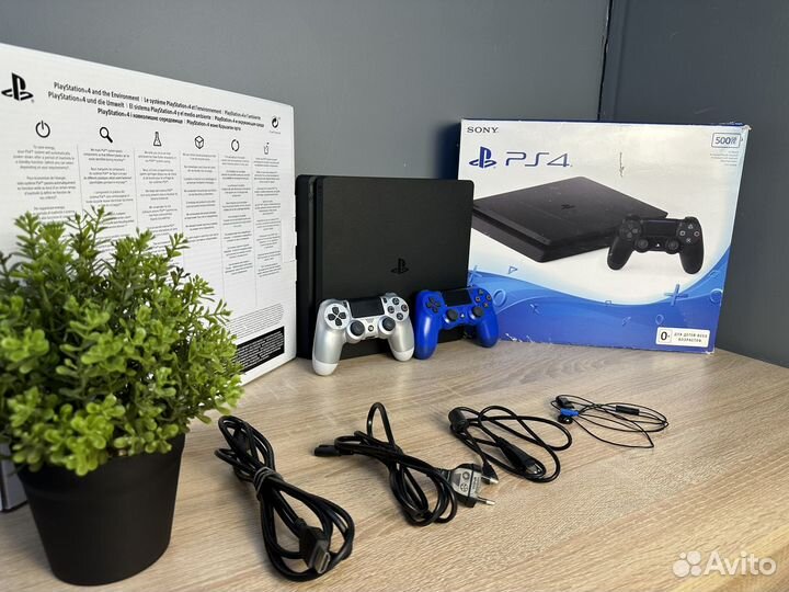 Sony playstation 4 slim идеал 2 геймпада