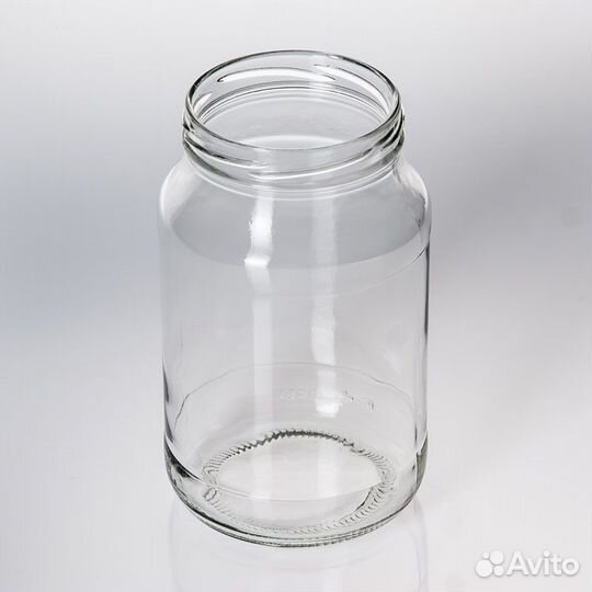 Банки 1 литр с обычными и винтовыми крышками