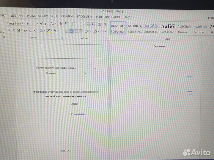 Итоговый проект 9/10/11 класс