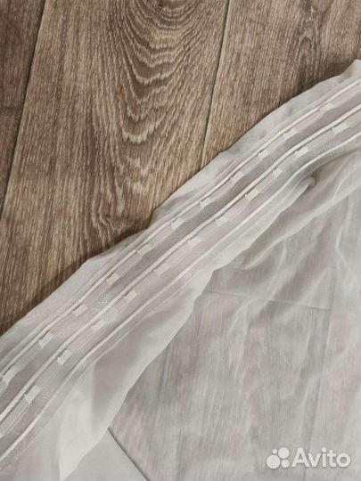 Тюль белая, коричневая