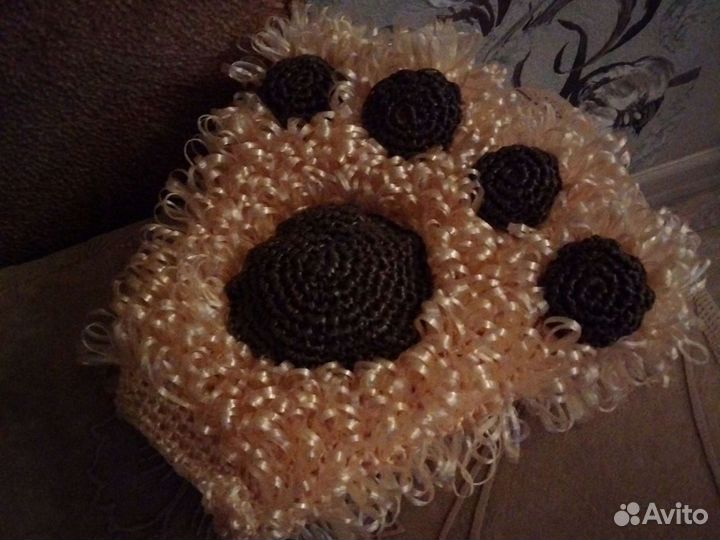 Мочалка-лапка (варежка)