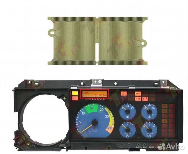 Шлейф дисплея приборной панели Мерседес Атего