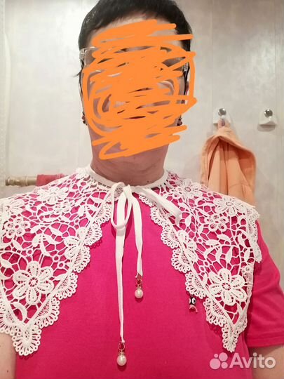 Воротничок кружевной