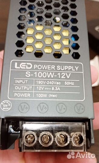 Блок питания 12v 100W