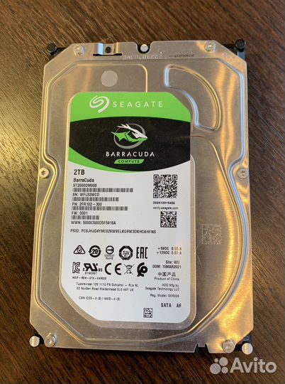 Жесткий диск Seagate BarraCuda 2tb