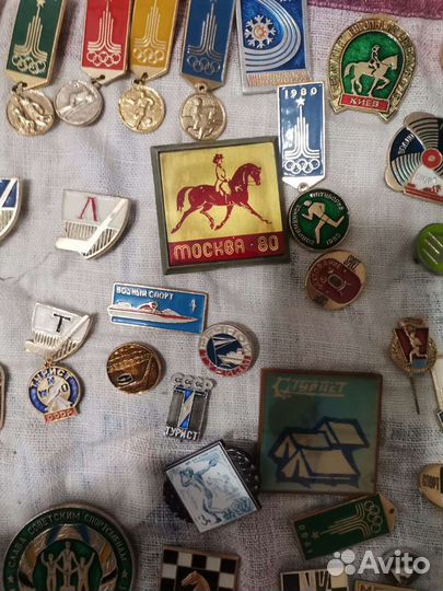 Значки СССР различной тематики