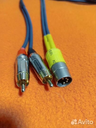 Межблочный кабель 2 RCA-5DIN 3 метра