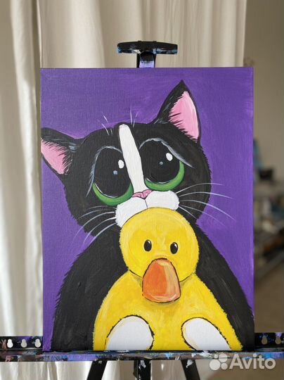 Картины в детскую комнату. Коты