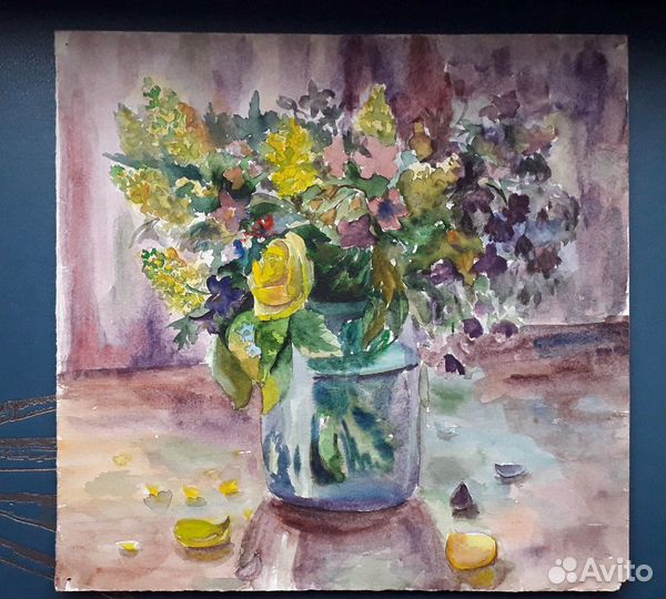 Акварельные рисунки СССР, акварель 1988-1989 гг