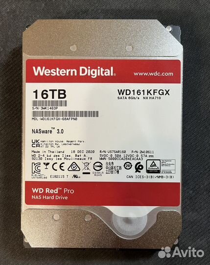 Жесткий диск HDD 16 Tb
