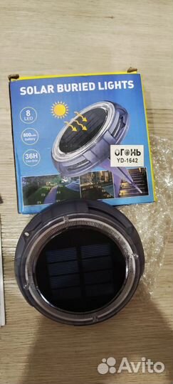 Светильник садовый от солнечной батареи LED,белый