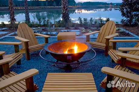 Очаг с подставкой для ног (Модель Очаг-2)