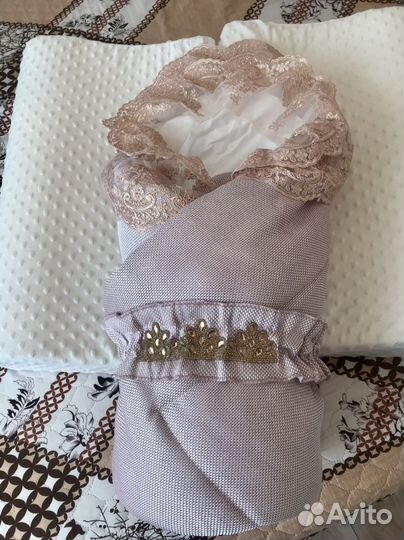 Конверт на выписку для девочки осень, зима