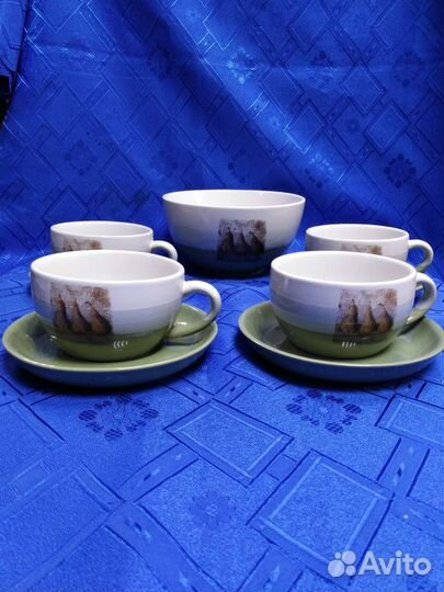 Чайный сервиз из глины