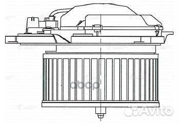 Вентилятор отоп. для а/м Mercedes-Benz ML (W166