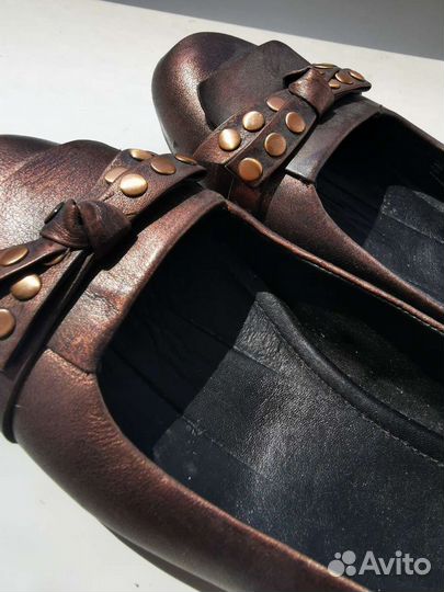 Туфли балетки ecco 38