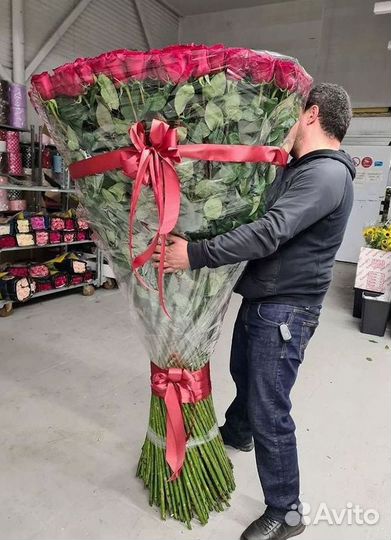 Букет роз 101 роза 51 роза