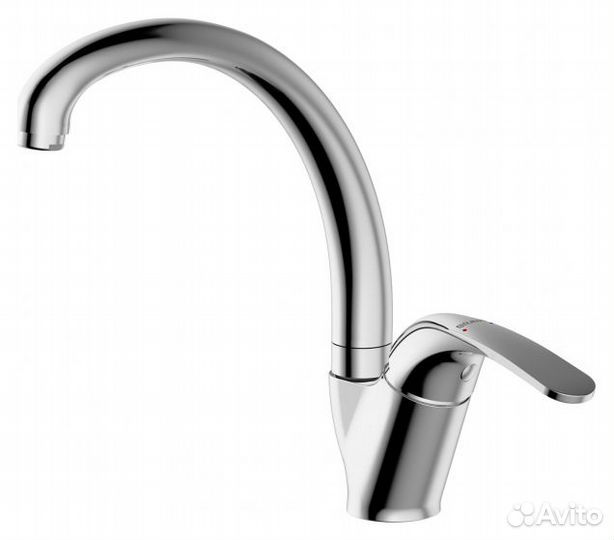 Смеситель для кухни Bravat f7135188cp-1-rus Хром