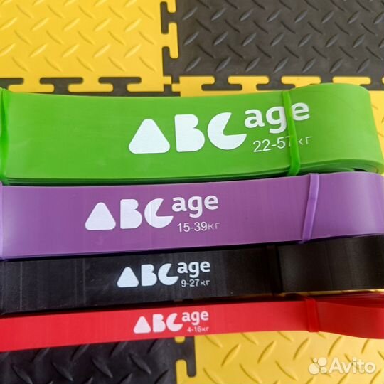 Резиновые петли 4шт набор 4-57 кг Новые