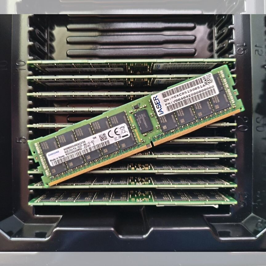 [PC4-2933Y] 64 Gb 2933 Mhz 2rx4 Rdimm Samsung, Склад 9 Шт Pc4-2933y