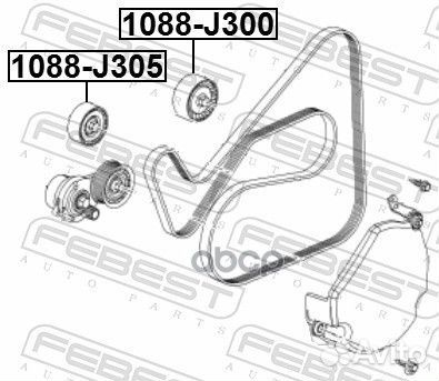 Ролик ремня приводного opel/GM 2.0D/2.2D 10- 10