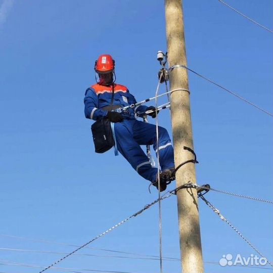 Электрик, услуги электрика, монтаж, работа, высота