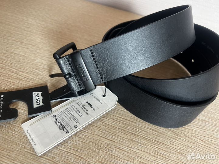 Мужской ремень levis новый Натуральная кожа