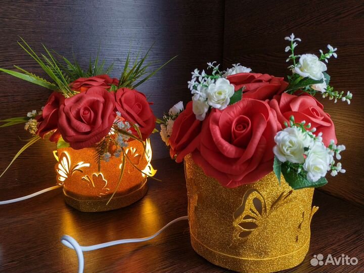 Настольный светильник ручной работы