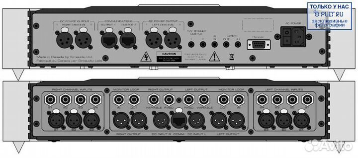 Предусилитель Sim Audio moon 850P RS Black\Red Dis