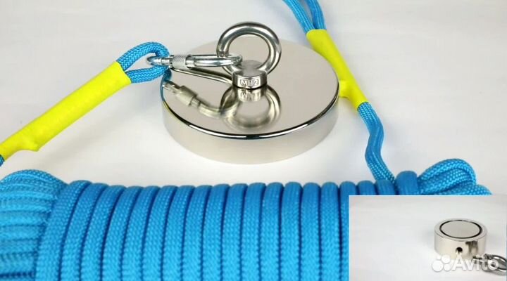 Мощный поисковый магнит неодимовый качество 100