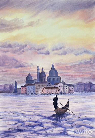 Картина акварель 