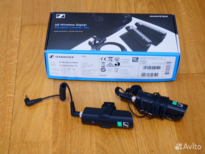 Sennheiser XSW-D Portable петлички, микрофоны XS 1