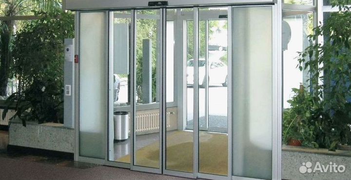 Раздвижные двери автоматические для магазинов