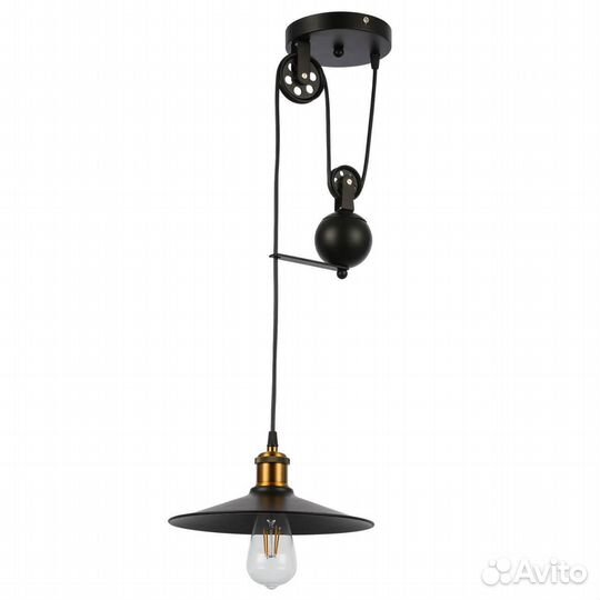 Люстра металл в прихожую лофт