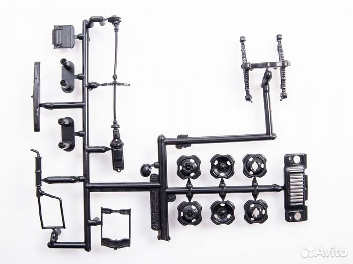 Сборная модель Пожарная автоцистерна ац-30 газ-53