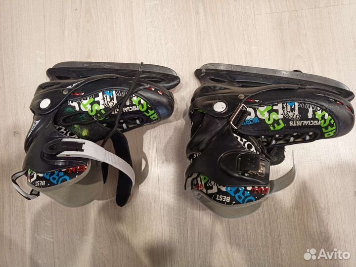 Коньки детские раздвижные 30 33