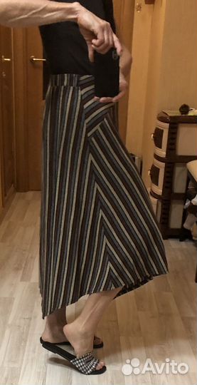 Юбка с люрексом на резинке