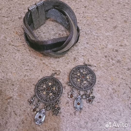 Браслет и серьги