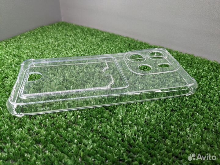 Чехол Techno spark GO 2023 с карманом для карты