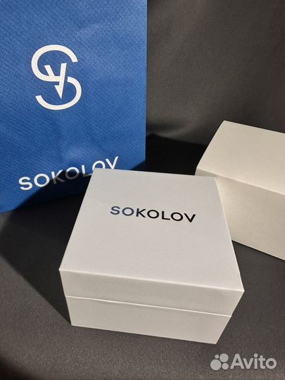 Кольцо sokolov с камнем новое