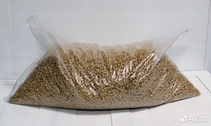 Топливные гранулы пеллеты, мешок 15 кг