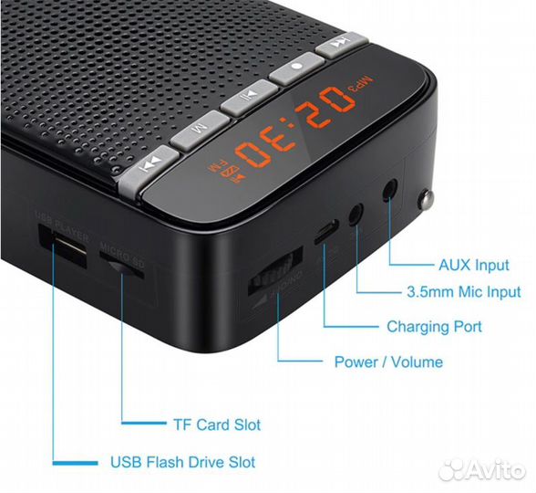 Мегафон поясной orator 40-50 Вт