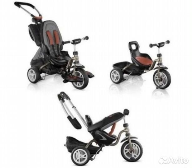 Трехколесный велосипед puky CAT Creety серебристый