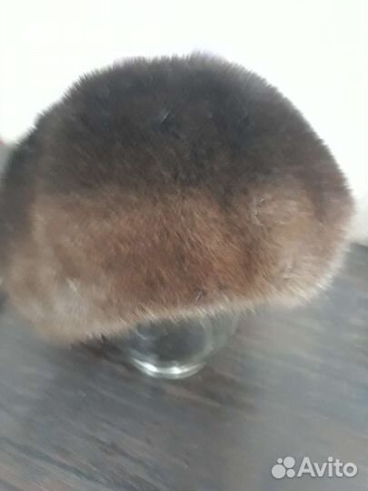 Норковый берет мягкий