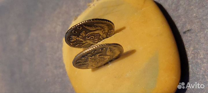 5 копеек 1957-60г.облачник серебро