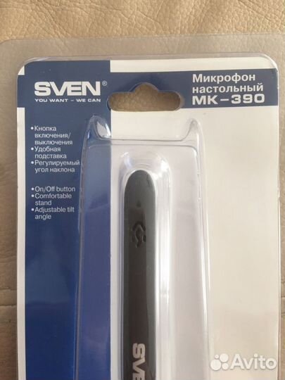 Микрофон настольный sven