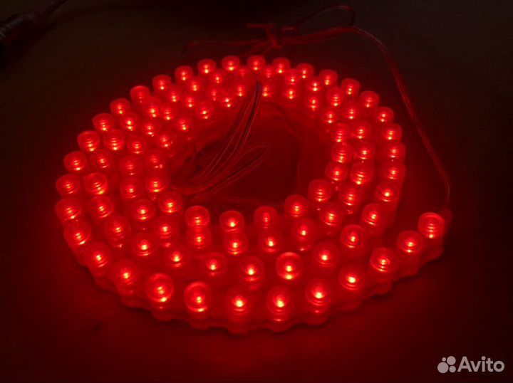 Светодиодная изгибаемая герметичная DIP Лента боко